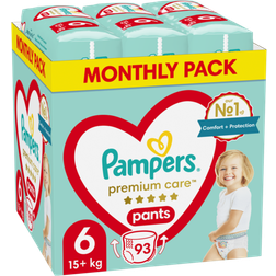 Pampers Premium Care Diapers Size 6 15+kg 93pcs