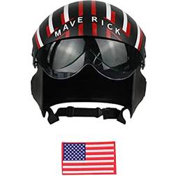 Fighter Pilot Helmet Black