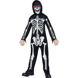 Fun World Fade In/Out Skeleton Kid's Costume Black/White