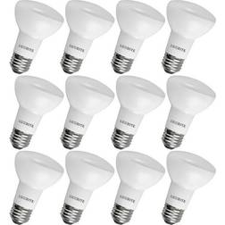 Luxrite BR20 LED Light Bulbs 6.5W=45W 3000K Soft White Dimmable 1100 Lumen E26 12 Pack