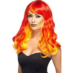 Smiffys Adult Ombre Devil Flame Wig