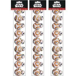 Eureka EU-845384-3 Star Wars Bb 8 Extra Wide Die-Cut Deco Trim Pack