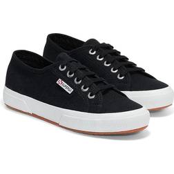 Superga Unisex Sneaker,Flat Trainers, Black, Women