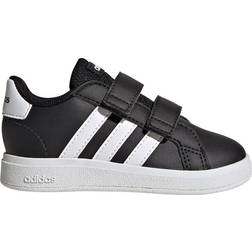 Adidas Infant Grand Court 2.0 - Core Black/Cloud White /Core Black