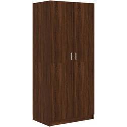 vidaXL 815353 Brown Oak Garderobe 80x180cm