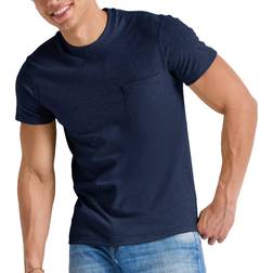 Hanes Men's Originals Tri-Blend Pocket T-shirt - Athletic Navy Heather