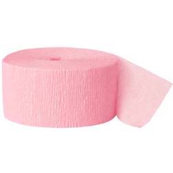 Unique Party One Size, Pink Crepe Streamer Roll 81ft