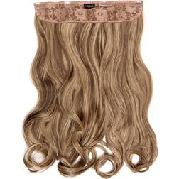 Lullabellz Thick Curly Clip In Hair Extensions 20 inch Mellow Brown