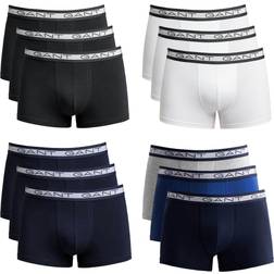 Gant Herren Basic Trunk 3-Pack Boxershorts 3ER Pack, Schwarz