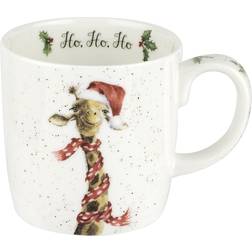 Royal Worcester Wrendale 14 Ounce Fine Bone China Mug- Ho, Ho, Ho, Giraffe Cup