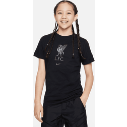 Nike Youth Black Liverpool Crest T-Shirt