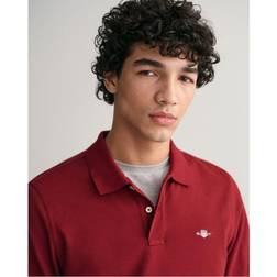 Gant Piqué-Poloshirt Regular Fit DUNKELROT