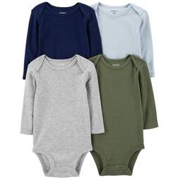 Carter's Baby 4-Pack Long-Sleeve Bodysuits PRE Multi
