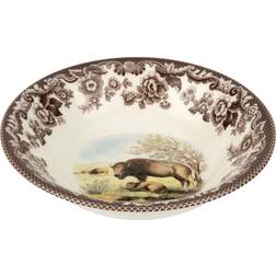 Spode Woodland Bison Ascot Cereal Soup Bowl 4