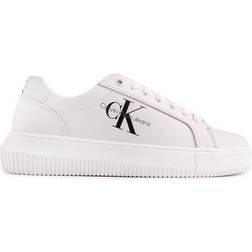 Calvin Klein White Polyester Men's Sneaker