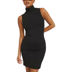 Nelly Polo Neck Dress - Black