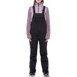 686 Black Magic Insulated Bib - Black Geo Jacquard