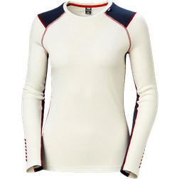 Helly Hansen Women’s Lifa Merino Midweight Crew Base Layer - Offwhite