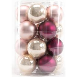 Trendline perle-rosa-magnoliarosa 20 Weihnachtsbaumschmuck