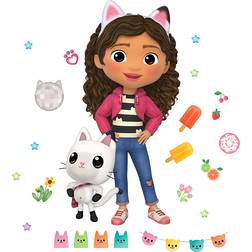 RoomMates Gabby's Dollhouse Character Removable Pink Giant Wall Decal