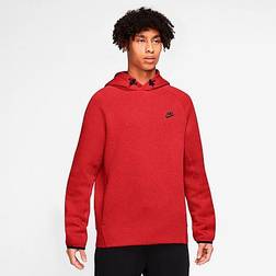 Nike Men's Sportswear Tech Fleece Pullover Hoodie in Red, FB8016-672