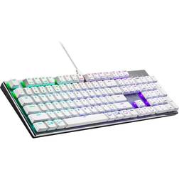 SK652 Full Mechanical Low Profile Switches RGB USB-C Silver/White