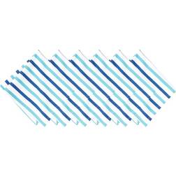 C&F Home Lakeview Stripe Set of 6 Cloth Napkin Blue (45.7x45.7)