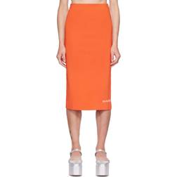 Marc Jacobs The Tube Midi Skirt - Dragon fire