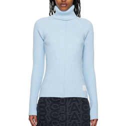 Marc Jacobs Ribbed Turtleneck Jumper - Blue