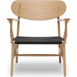 Carl Hansen & Søn CH22 Black Loungestuhl 72.5cm