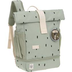 Lässig Mini Rolltop Backpack Happy Print S Light Olive