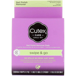 Cutex Care Swipe & Go Nail Polish Remover Pads 10-pack