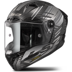 LS2 FF805 Thunder Volt Gl.Black Grey 06 Full Face Helmet Black Adult