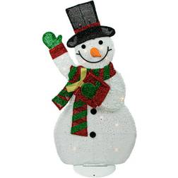 Northlight 32 Lighted Waving Snowman Scarf Decoration 32"