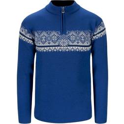 Dale of Norway Men's Moritz Sweater - Ultramarine/Off White/Navy