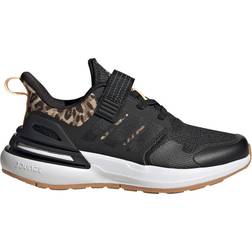 Adidas Kid's RapidaSport Bounce Strap - Core Black/Core Black/Gold Metallic