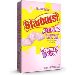 Starburst All Pink Strawberry Drink Mix 0.43oz 6