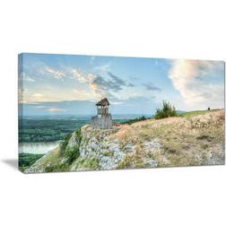 Design Art View Tower on Hill Panorama Photographic Print on Framed Art 40x20"