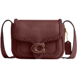 Coach Tabby Messenger 19 With Braid - Brass/wine