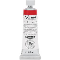Schmincke Norma Professional Oil Paint Cadmium Red Deep, 35 ml, Tube