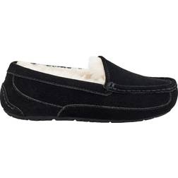 UGG Unisex-Child's Ascot Slipper, Black Suede