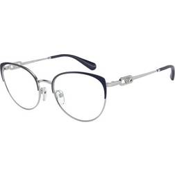 Emporio Armani Eyeglasses EA1150 3368 Shiny Silver/Blue