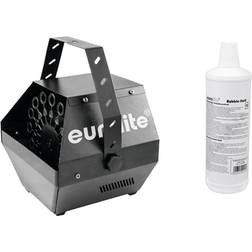 Eurolite Set B-100 Bubble machine DMX black & bubble fluid 1l