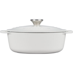 Le Creuset White Signature Cast Iron Round with lid 0.69 gal 9.2 "