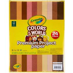 Crayola Colors of the World Construction Paper 21x27cm 48 sheets