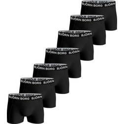 Björn Borg Kid's Core Boxer 7-pack - Black (10000104-MP002)