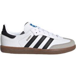 Adidas Kid's Samba AG - Cloud White/Core Black/Gum