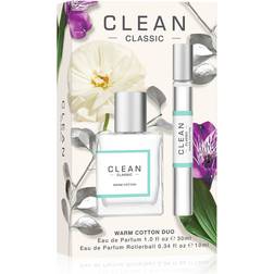 Clean Warm Cotton Gift Set EdP 30ml + EdP Rollerball 10ml