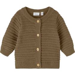 Name It Baby Nbmlemalle Knit Cardigan - Kangaroo