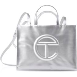 Telfar Medium Shopping Bag - Silver